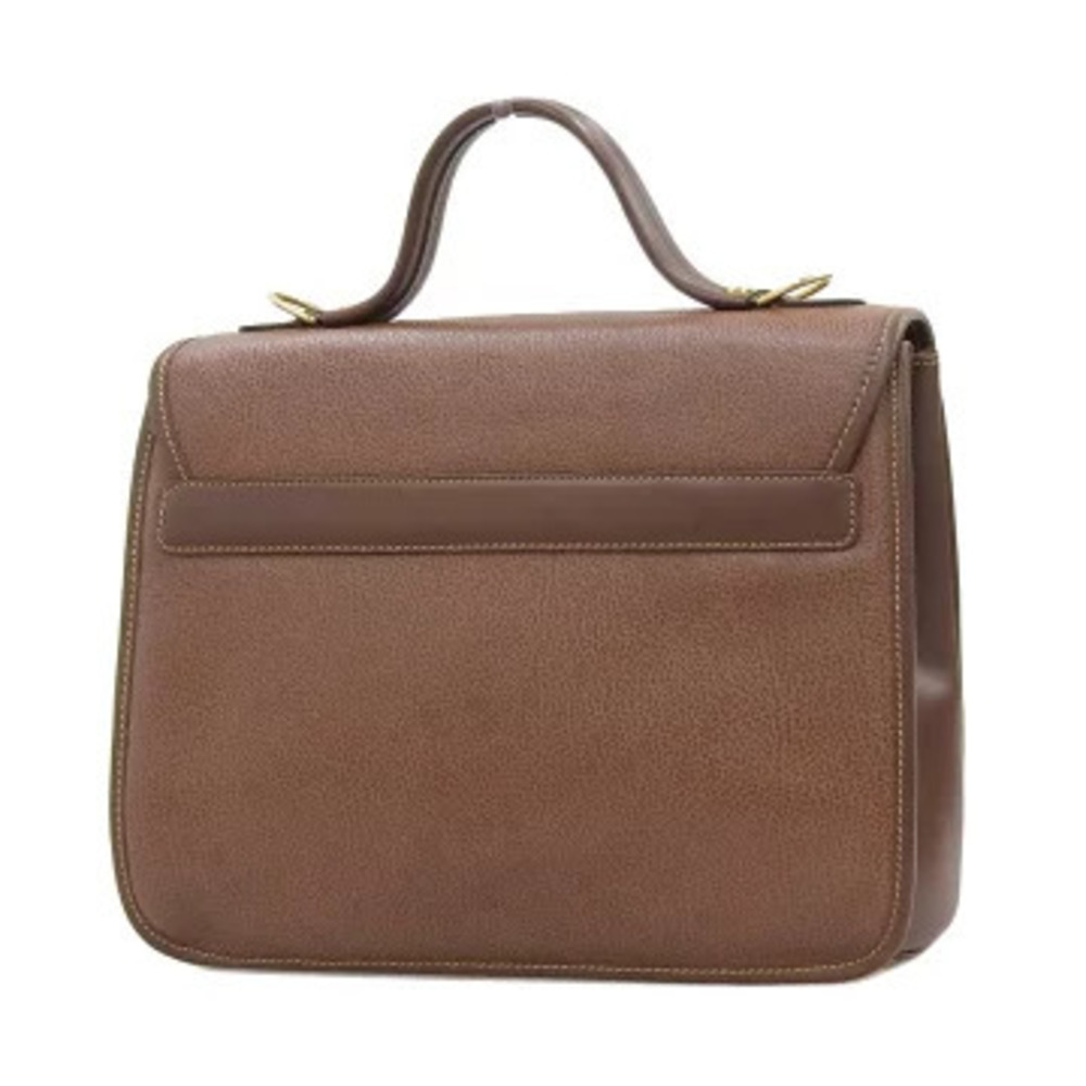 Gucci Lock Lady Handbag Leather Brown